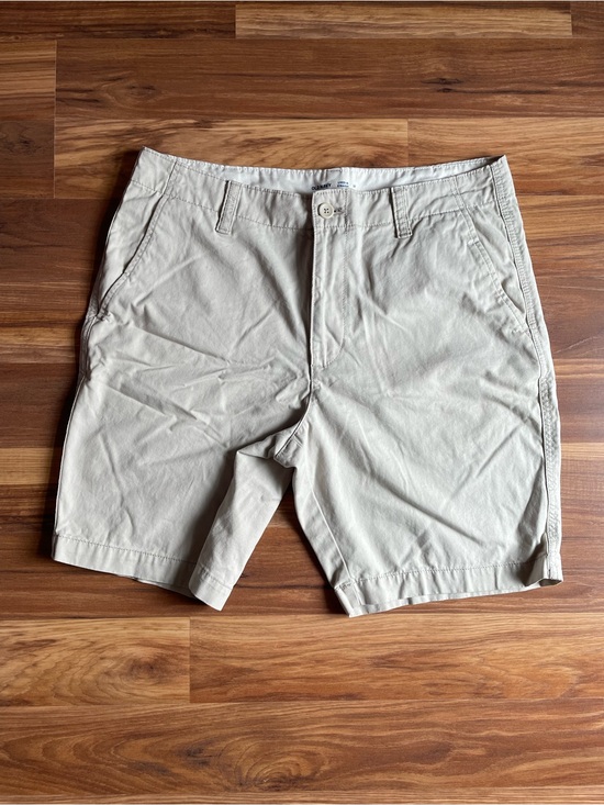 Old Navy Other - Old Navy Lived-In Straight Shorts Men's Size 36 Khaki Beige Casual Chino